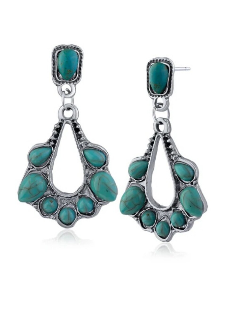 Jardin Turquoise Drop Earrings